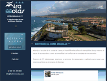 Tablet Screenshot of hotelmiraolas.com